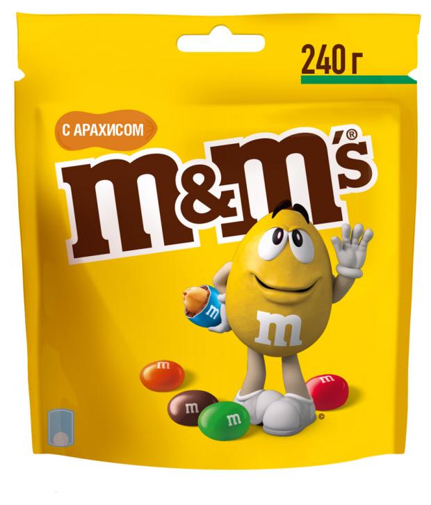 

Драже M&M's с арахисом, 240 г
