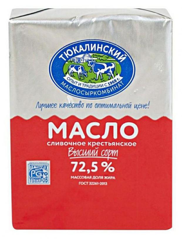 

Масло сливочное «Тюкалинский» 72,%%, 400 г