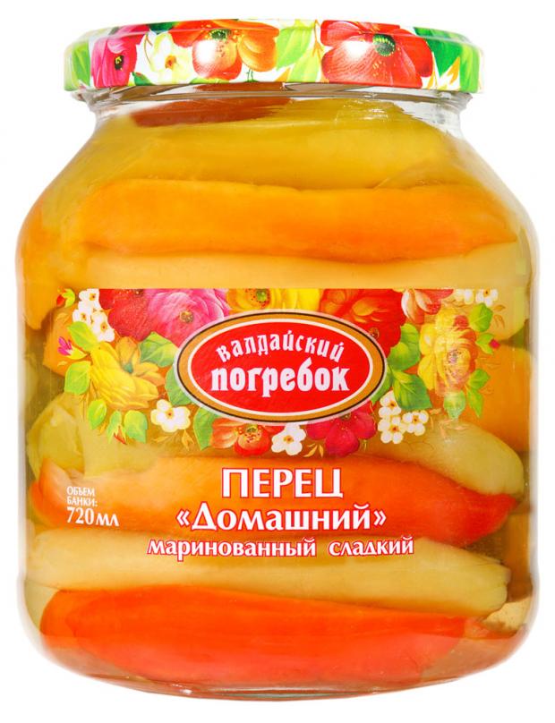

Перец маринованный «Валдайский погребок» Домашний сладкий, 720 мл