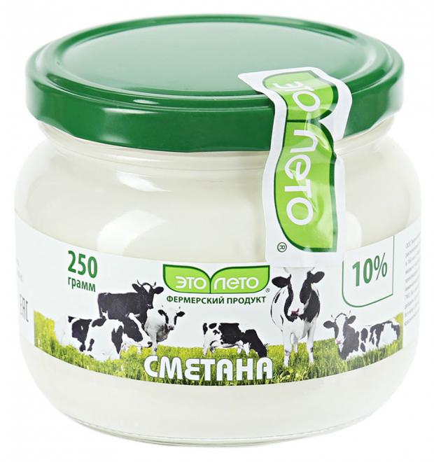 

Сметана «Это лето» 10%, 250 г