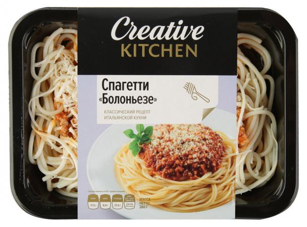 

Паста Болоньезе Creative Kitchen, 250 г