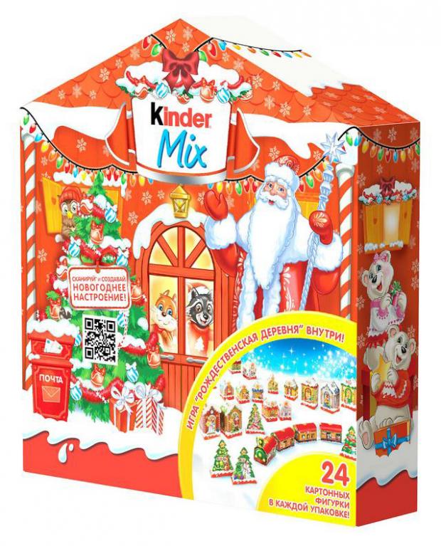 

Подарочный набор Kinder Mix Рождественская деревня, 187 г