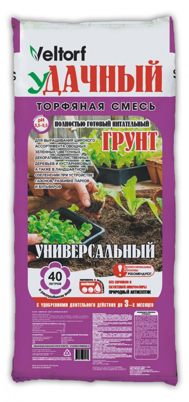 

Грунт универсальный «Удачный» питательный, 40 л