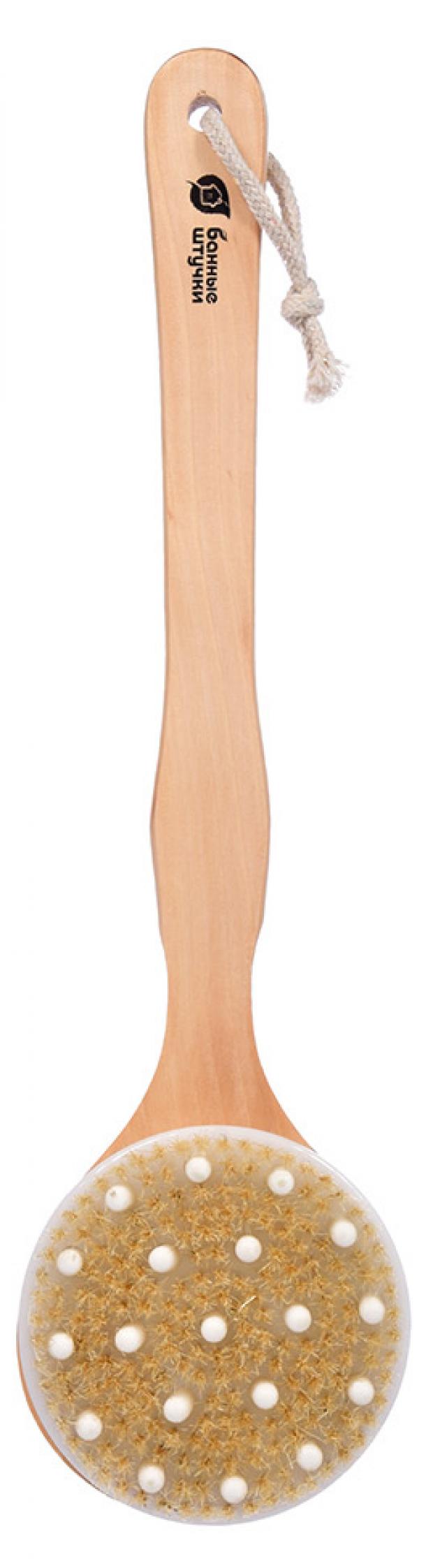 Щетка деревянная с массажером Банные штучки комбинированная 41 см 315₽