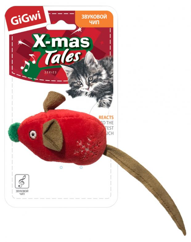 Игрушка для кошек GiGwi мышка со звуковым чипом 308₽