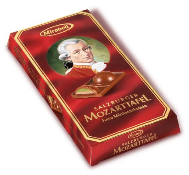 

Шоколад молочный Mirabell SALZBURGER MOZARTTAFEL, 100 г