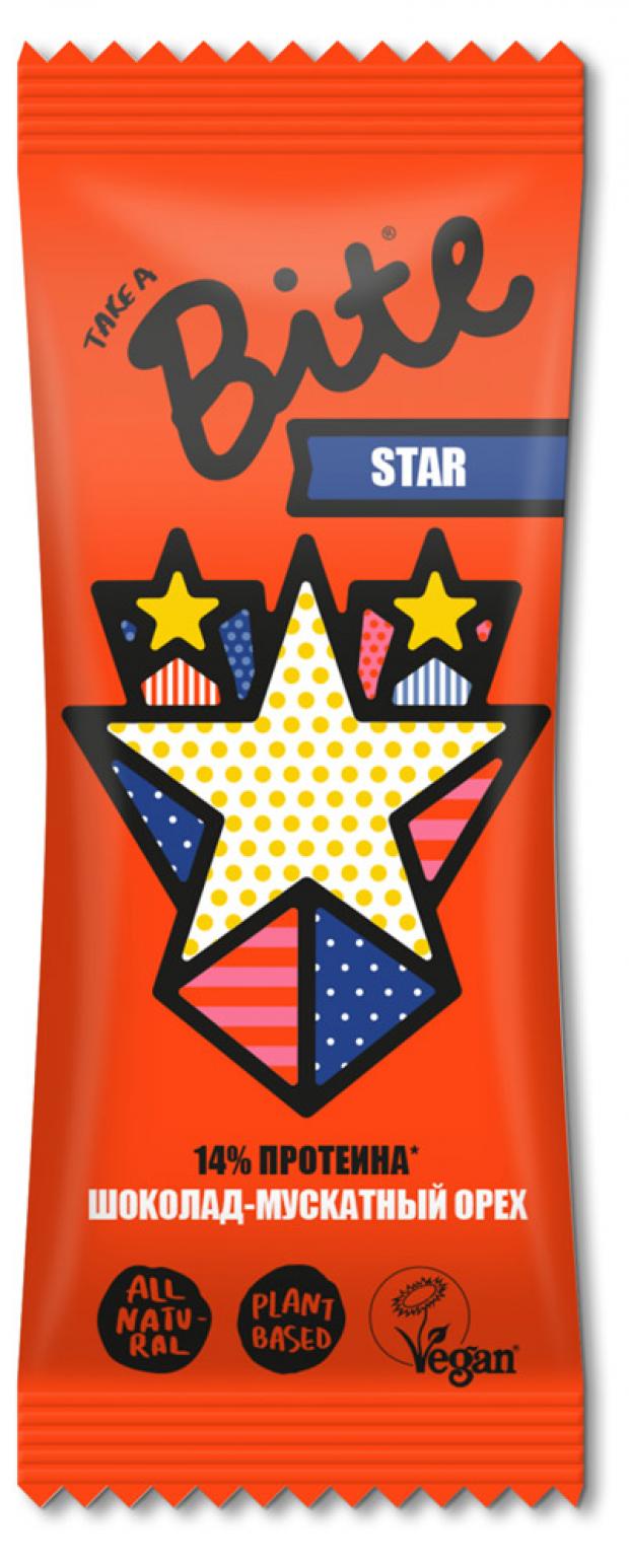 Батончик Take a Bite Star Шоколад-Мускатный орех, 45 г