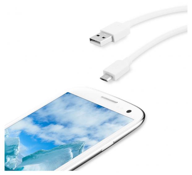 

Кабель Qilive microUSB белый, 1,2 м