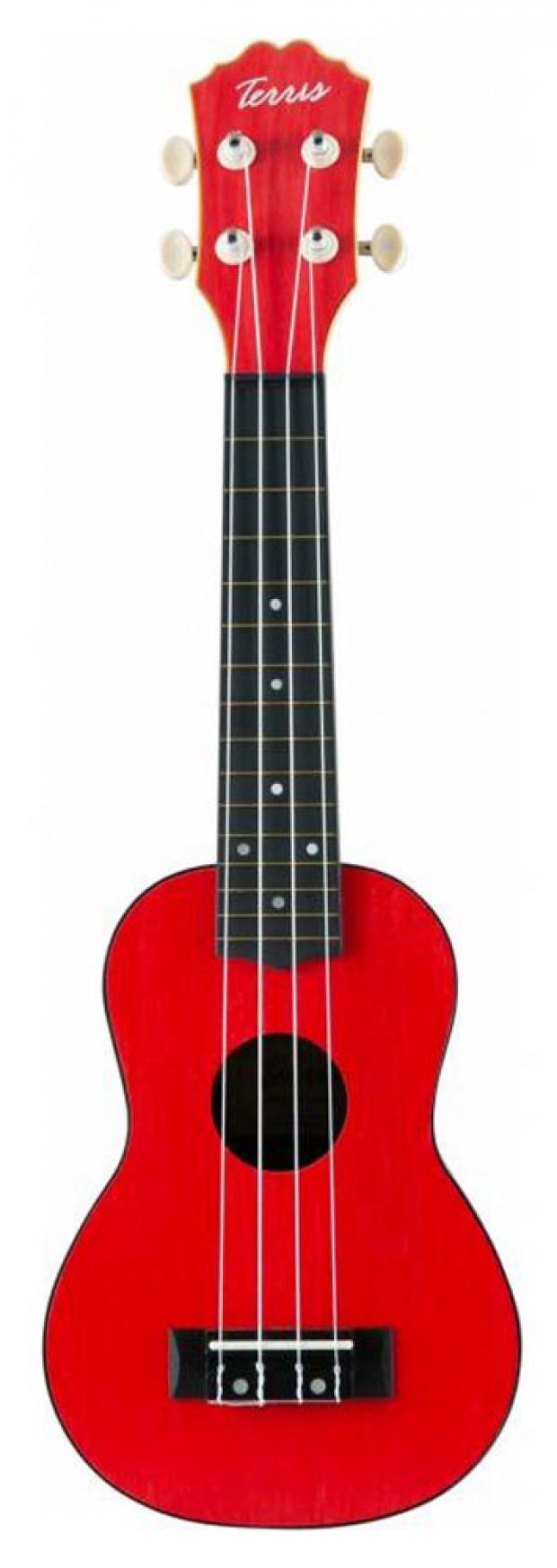 

Укулеле Terris PLUS-50 RD сопрано красный