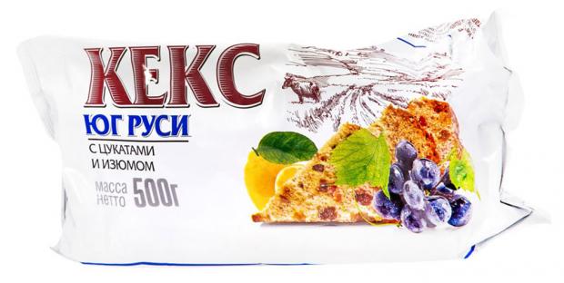

Кекс «Хлебозавод Юг Руси» с цукатами и изюмом, 500 г