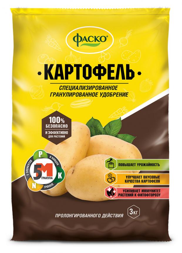 

Удобрение для картофеля «Фаско» 5М минеральное, 3 кг