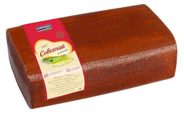 Сыр твердый Киприно Советский 50 вес 1009₽