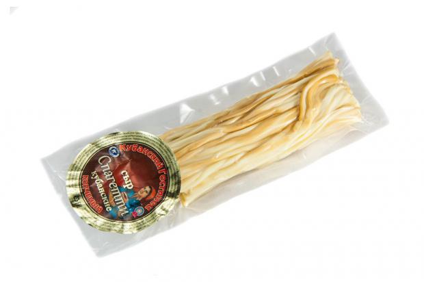 

Сыр копченый «Кубанский Гостинец» Спагетти, 70 г