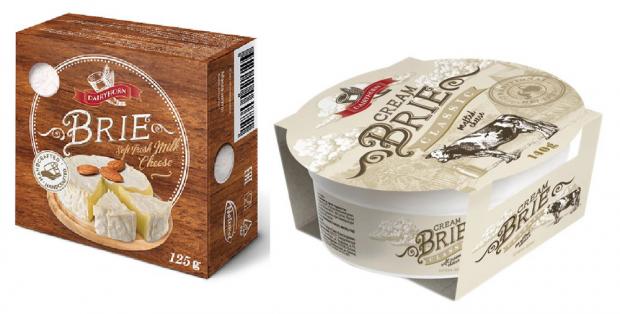 

Сыры в наборе Dairyhorn мягкий Камамбер 60% и сыр плавленый Крем-Бри 50%, 265 г