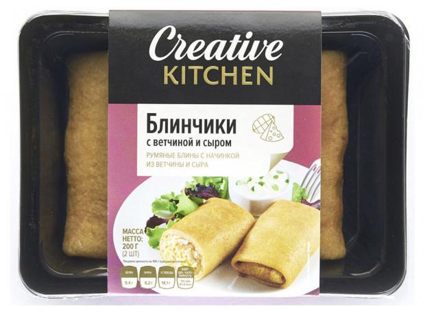 

Блины с ветчиной и сыром Creative Kitchen, 200 г