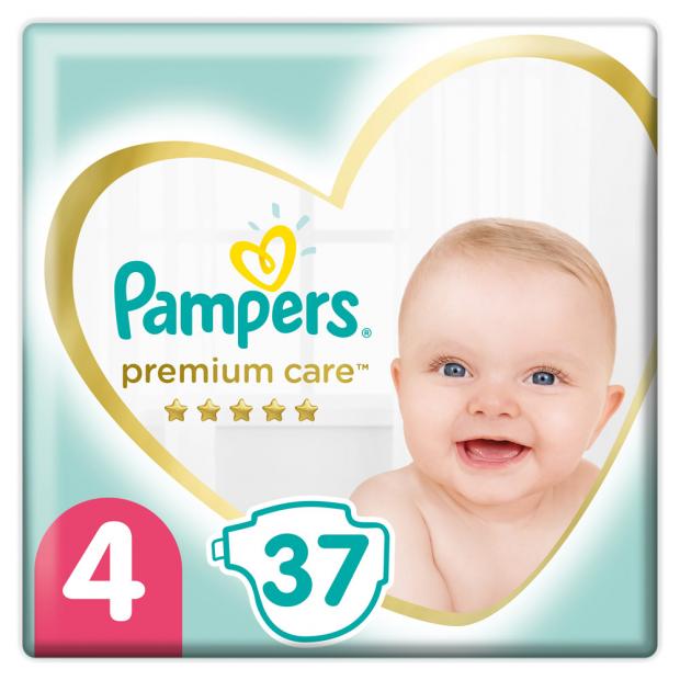 

Подгузники Pampers Premium Care 4 размер (9-14 кг), 37 шт