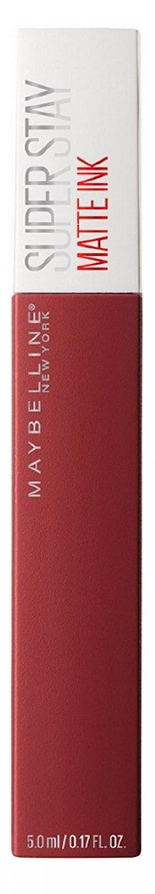 Помада для губ Super Stay Matte Ink Maybelline New York матовая жидкая Путешественник тон 50, 5 мл