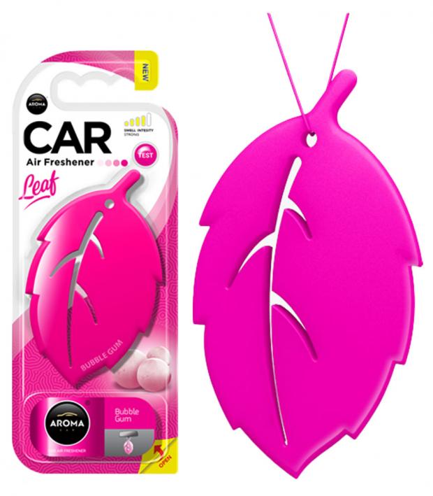 

Ароматизатор полимерный Aroma Car LEAF 3D Bubble Gum, 13 г