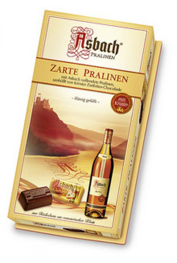 

Набор конфет Asbach ZARTE PRALINEN с бренди, 125 г