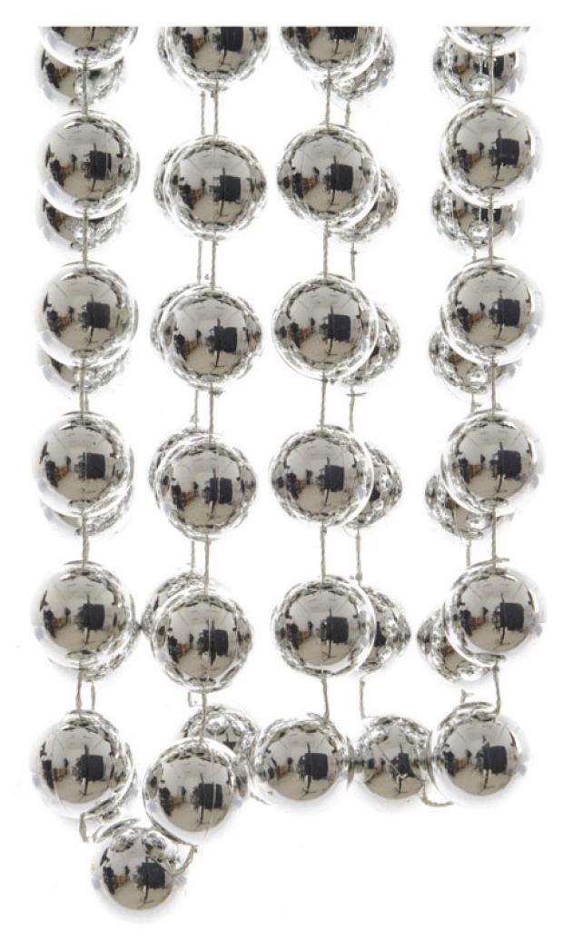 

Гирлянда Decoris пластиковая серебряная, 2,7 м