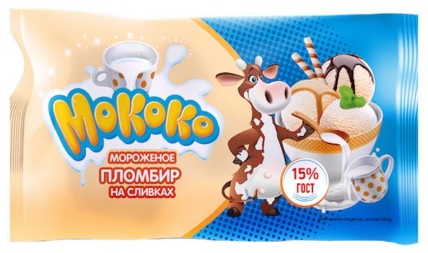 

Мороженое пломбир МоКоКо» ванильное 15%, 350 г