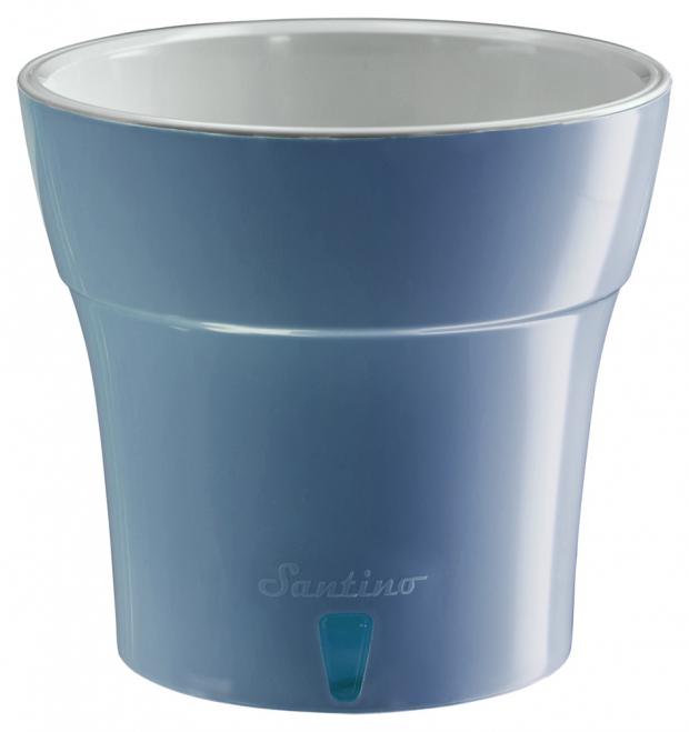 

Горшок Santino Дали дымчато-синий Ø13,5 см, 1,2 л