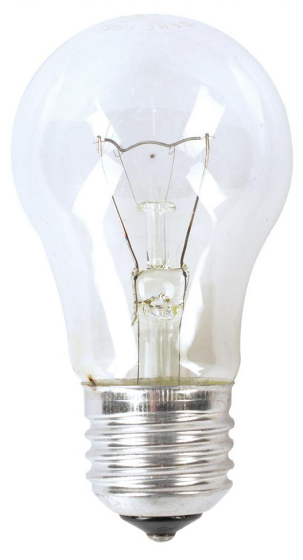 Лампа накаливания 60W Е27 прозрачная 17₽