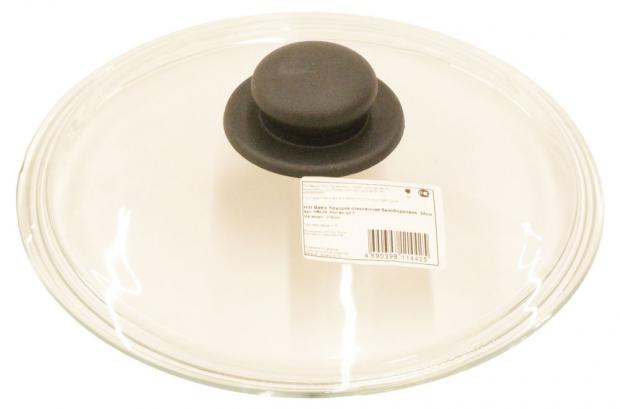 Крышка безободковая Hitt Basic стеклянная 24 см 330₽