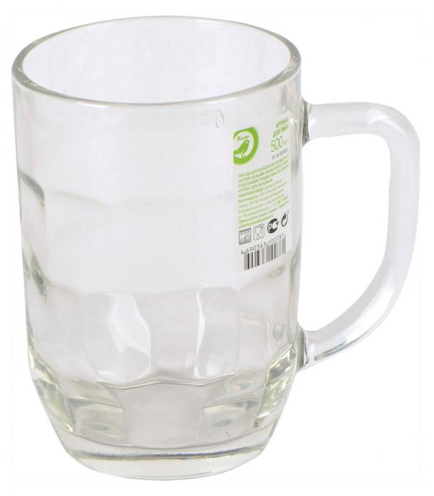 Кружка пивная АШАН Зеленая птица 500 мл 71₽