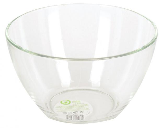 Салатник АШАН Зеленая птица стеклянный 188 см 99₽