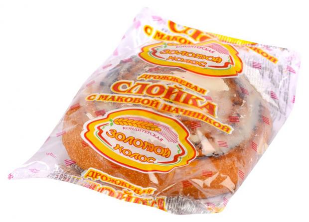 

Слойка с маком «Золотой колос», 75 г