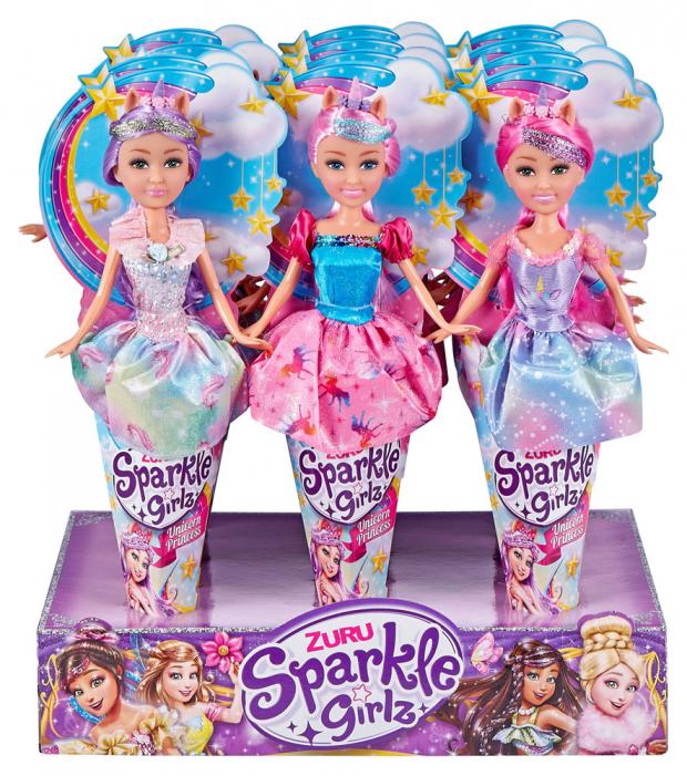 

Кукла SPARKLE GIRLZ Принцесса-единорог в упаковке-конус, 26 см