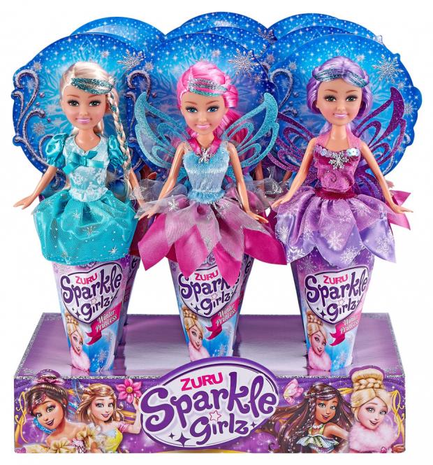 

Кукла SPARKLE GIRLZ Зимняя принцесса в упаковке-конус, 26 см