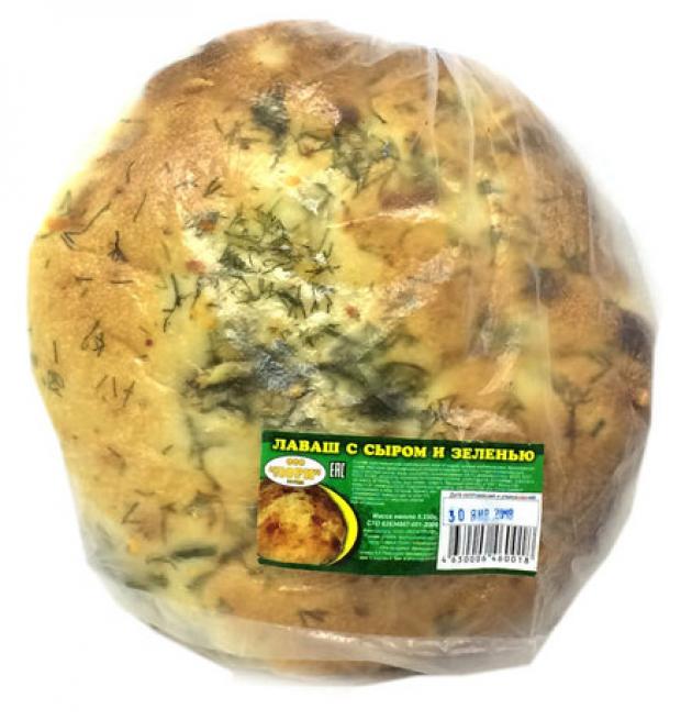 

Лаваш пшеничный с сыром и зеленью, 350 г