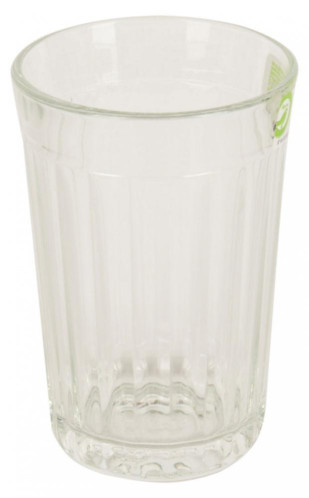Стакан граненый АШАН Зеленая птица стекло 250 мл 17₽