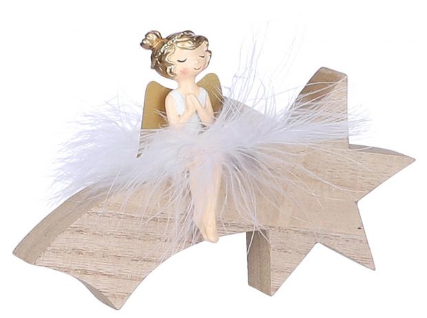 

Фигурка новогодняя House of Seasons Ангел, 3х15,5х10,5 см