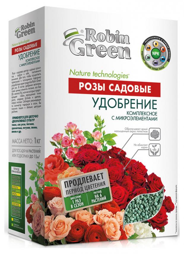 

Удобрение для садовых роз «Робин Грин» минеральное, 1 кг