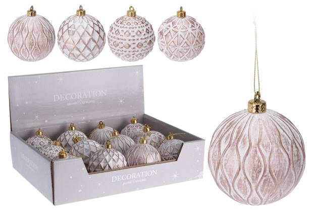 

Шар ёлочный Koopman розовый, 8 см