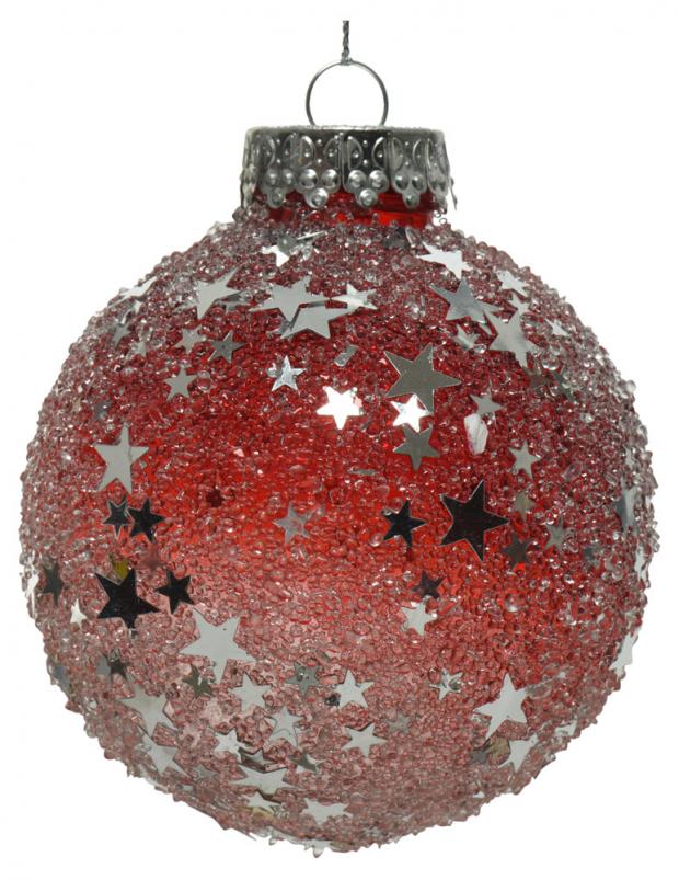 

Шар ёлочный Decoris пластиковый Звезда Ø8 см