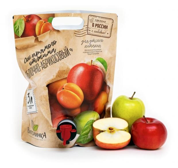 Сок «ВитолинкА» яблочно-абрикосовый, 3 л