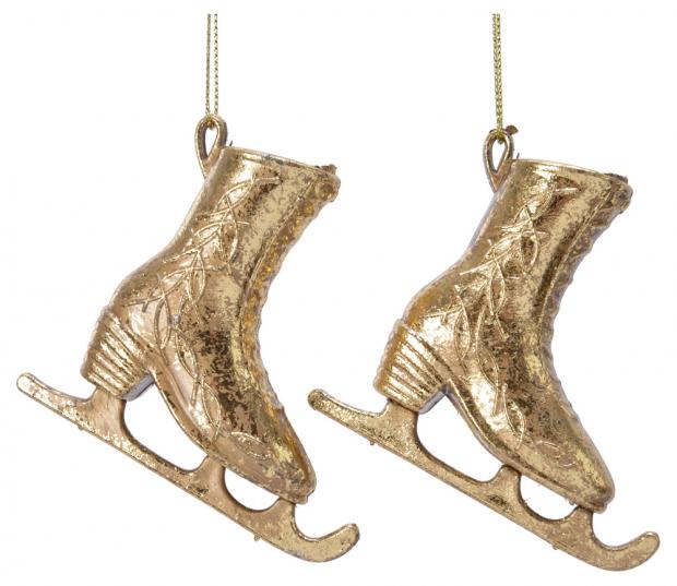 

Украшение декоративное Decoris Коньки, 2 шт