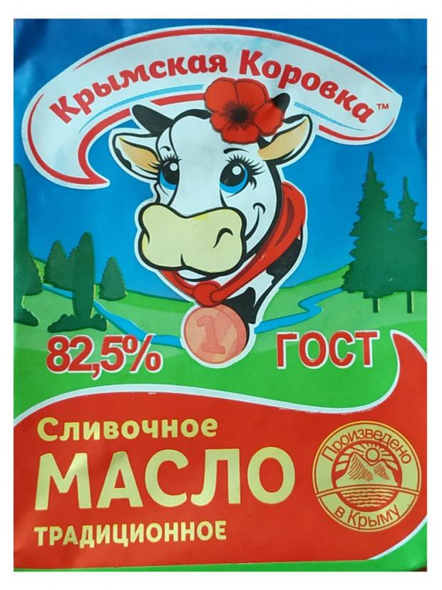 

Масло сливочное «Крымская коровка» Крестьянское 72.5%, 180 г