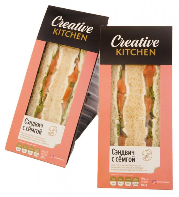 

Сэндвич с красной рыбой Creative Kitchen, 160 г