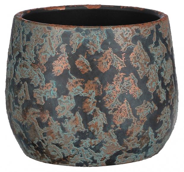 

Кашпо керамическое Mica Decorations Клемент медное Ø19,5х15,5 см