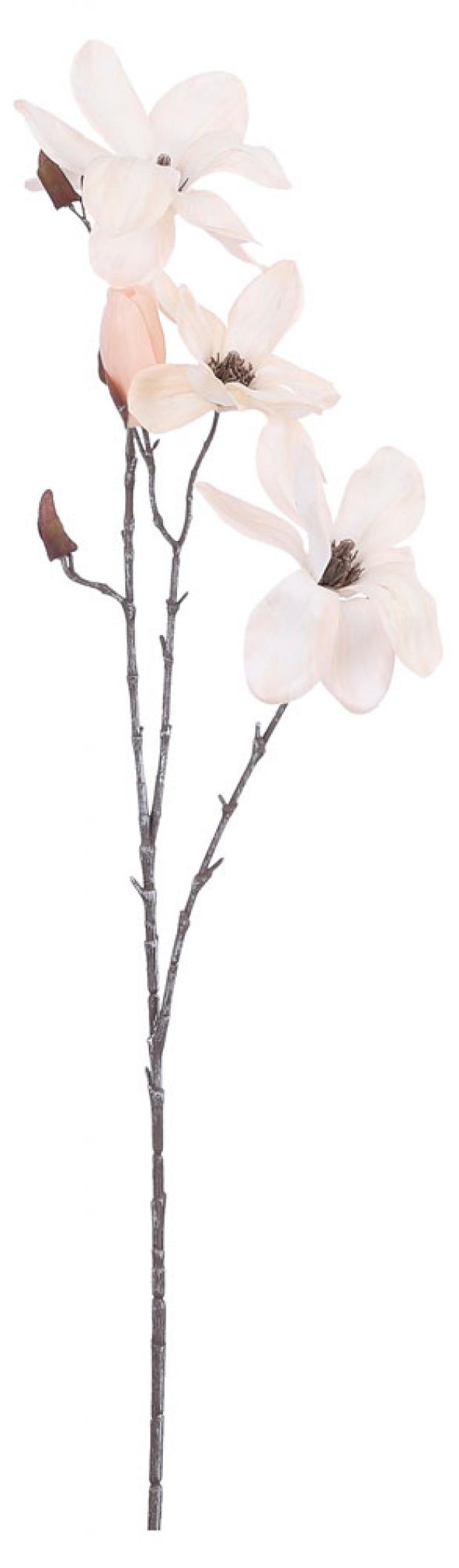 

Цветок искусственный Mica Decorations Магнолия кремовый, 87 см
