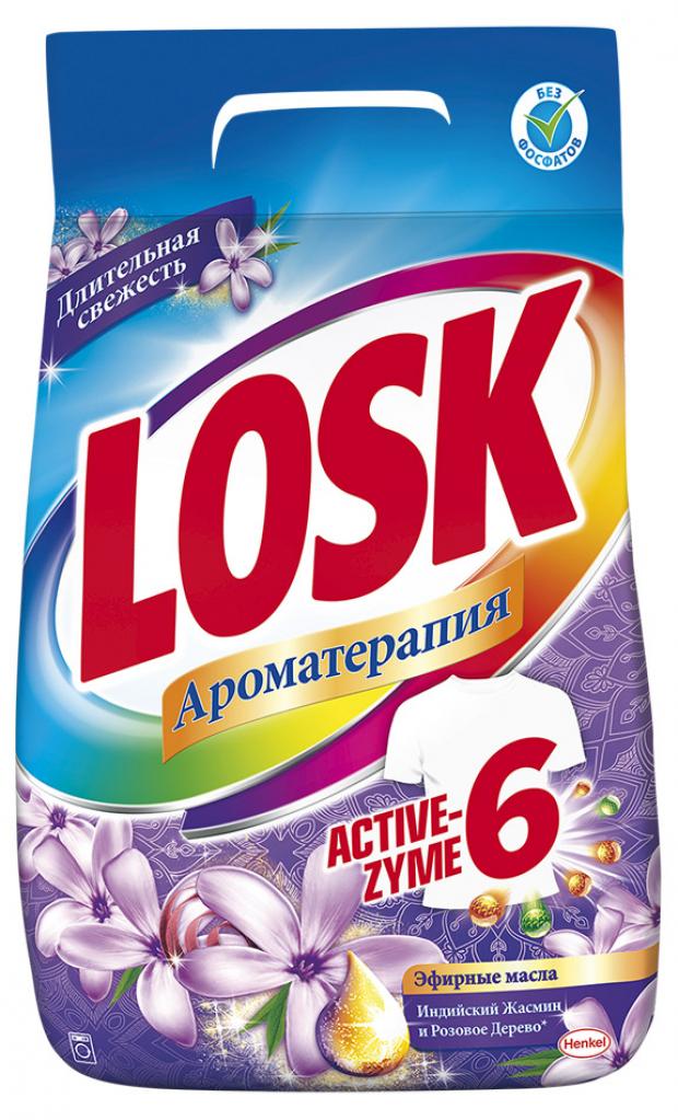 

Стиральный порошок Losk Ароматерапия Индийский жасмин и розовое дерево, 4,05 кг