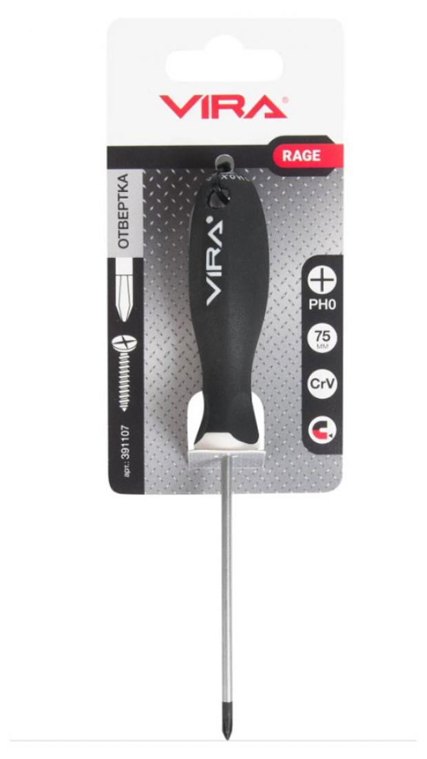 

Отвертка крестовая Vira Rage PH, 0х75 мм