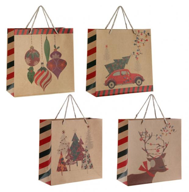 

Подарочный пакет Smiles, 25x25 см