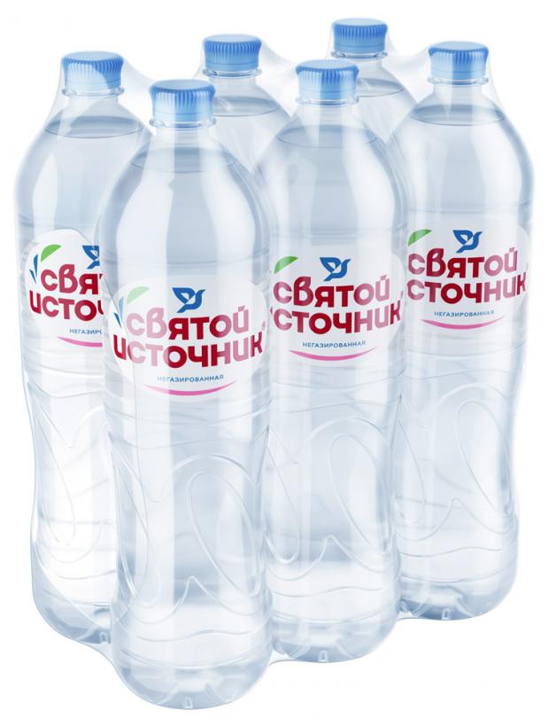 

Вода минеральная «Святой Источник» негазированная, 6х1,5 л
