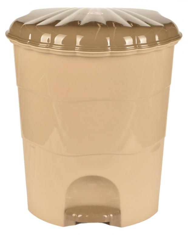 

Ведро для мусора с педалью Violet Латте, 11 л